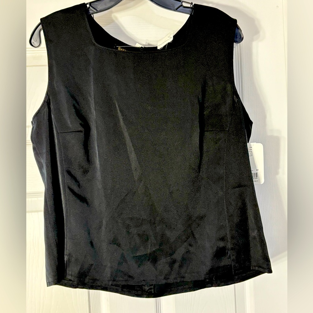Basler Black Fitted Muscle Tee Sleeveless
